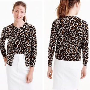 Jackie Wool Leopard Cardigan S